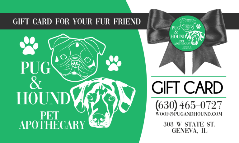 Pug & Hound Gift Card Hor FRONT