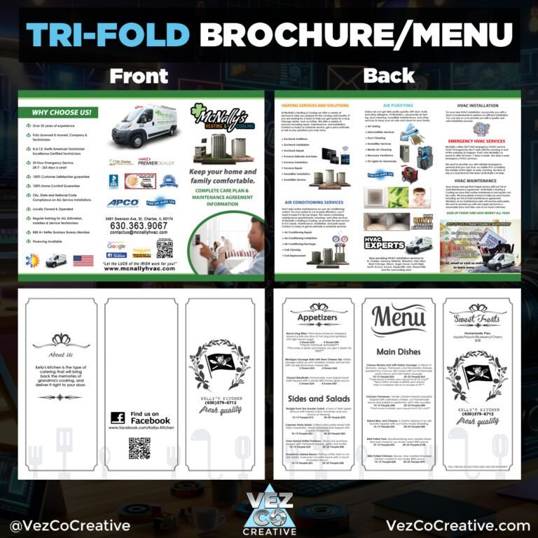 Instagram Posts (Square) - VezCo Creative - Trifold Menu copy