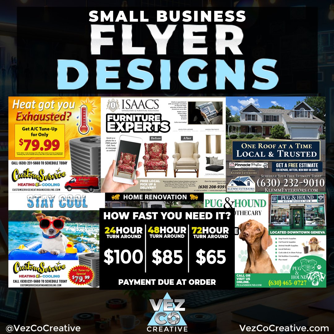 Instagram Posts (Square) - VezCo Creative - Flyer Design Small Biz Prices 2026